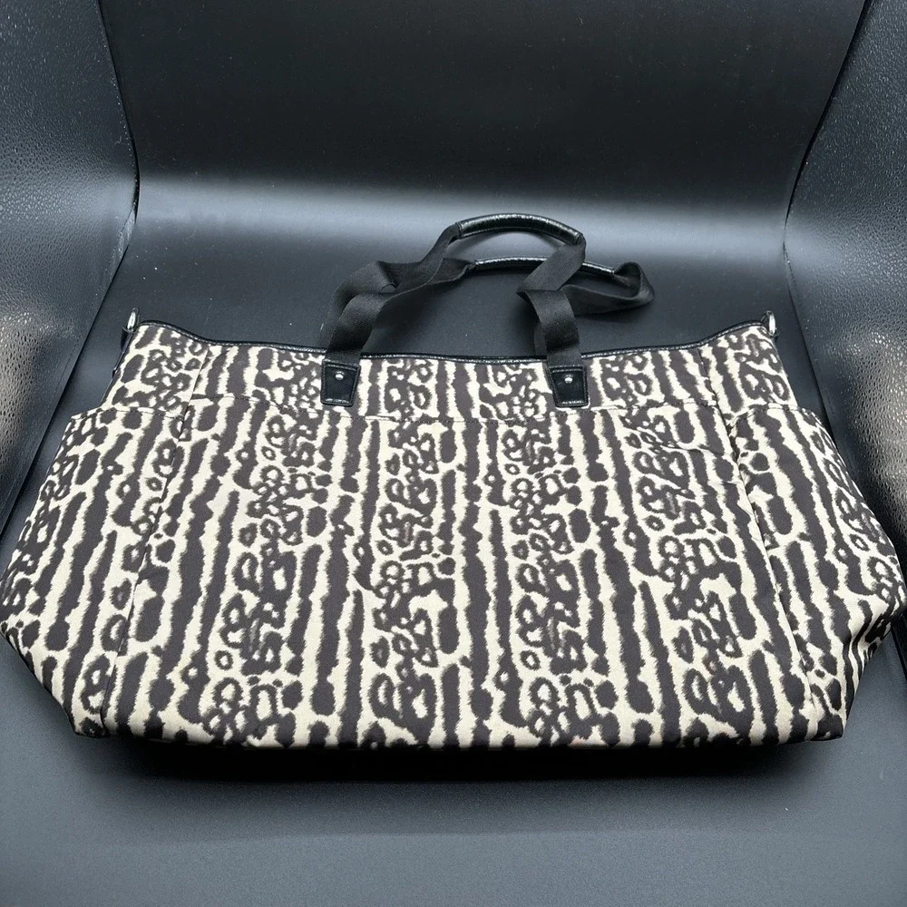 COACH Gateway Ocelot Print Nylon Diaper Bag Large Tote F31982